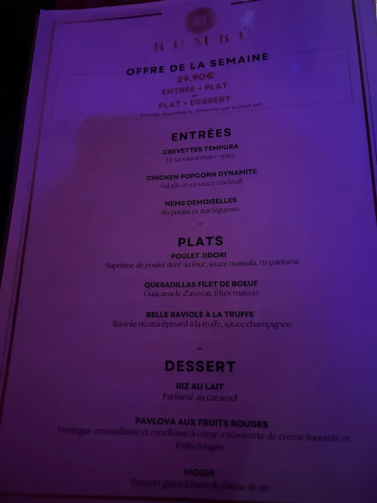 Menu_Bumbú Restaurant_Aubervilliers_image_1