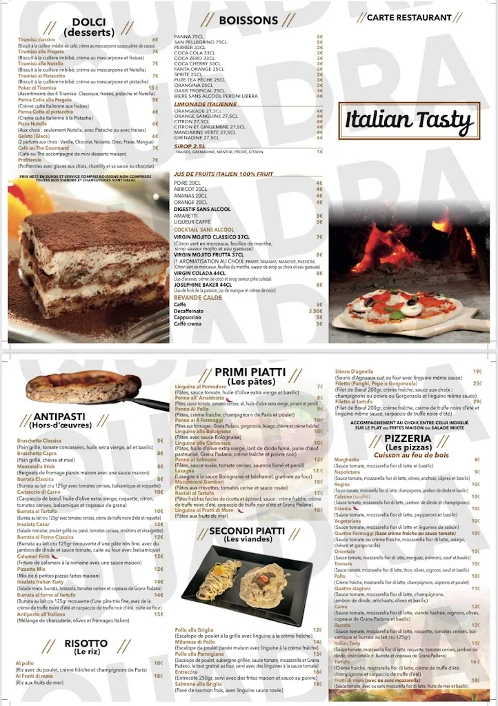 Menu_Italian Tasty_Aubervilliers_image_1