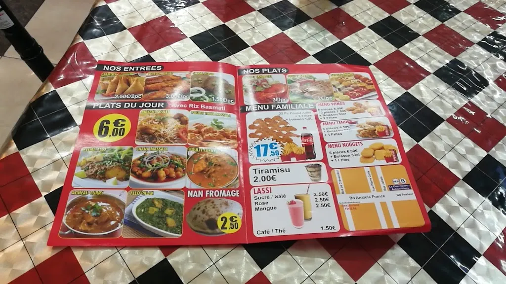 Menu_Restaurant Faisal_Aubervilliers_image_1