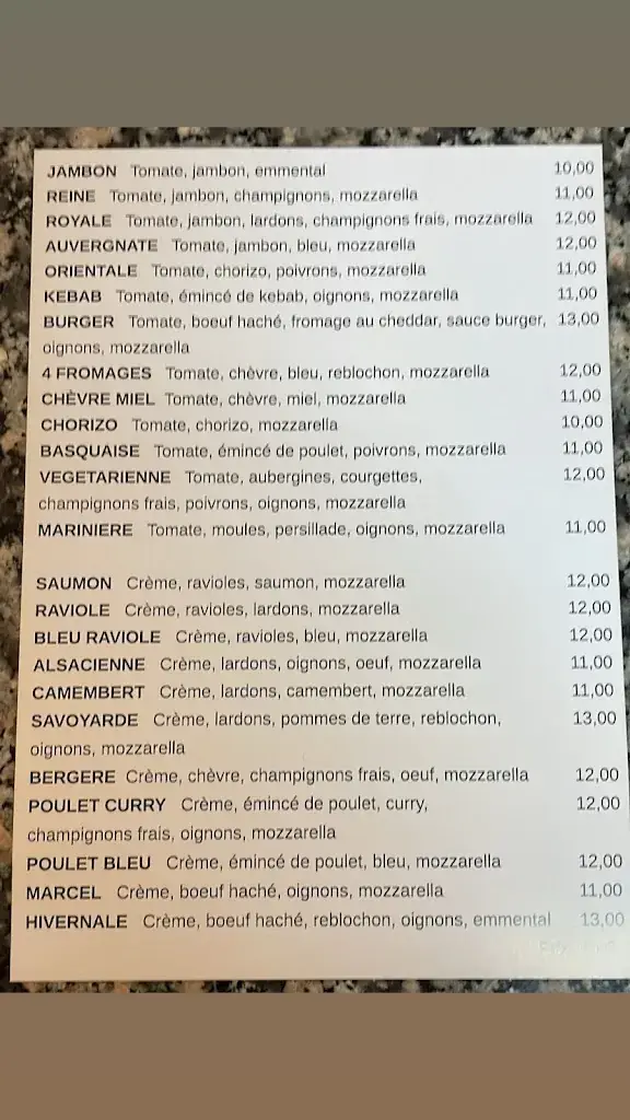 Menu_Pizzeria La Pizz_Désaignes_immagine_1