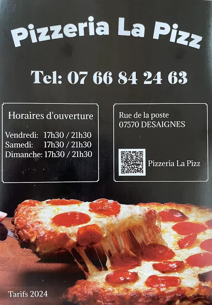Menu_Pizzeria La Pizz_Désaignes_immagine_2