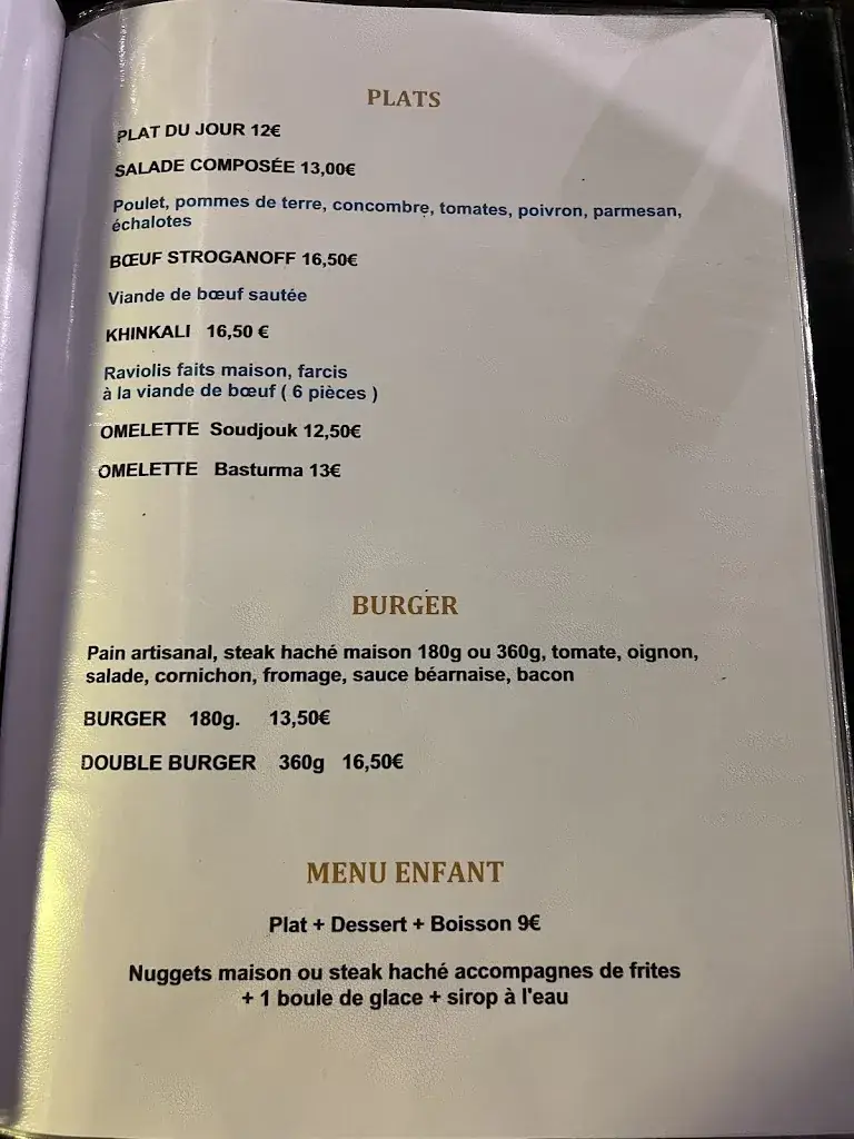 Menu_Le Jardin d'Erevan_Alfortville_image_1