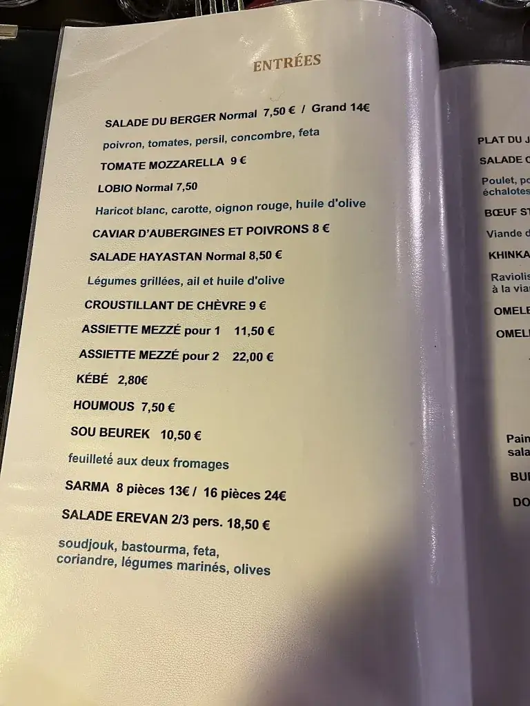 Menu_Le Jardin d'Erevan_Alfortville_image_3