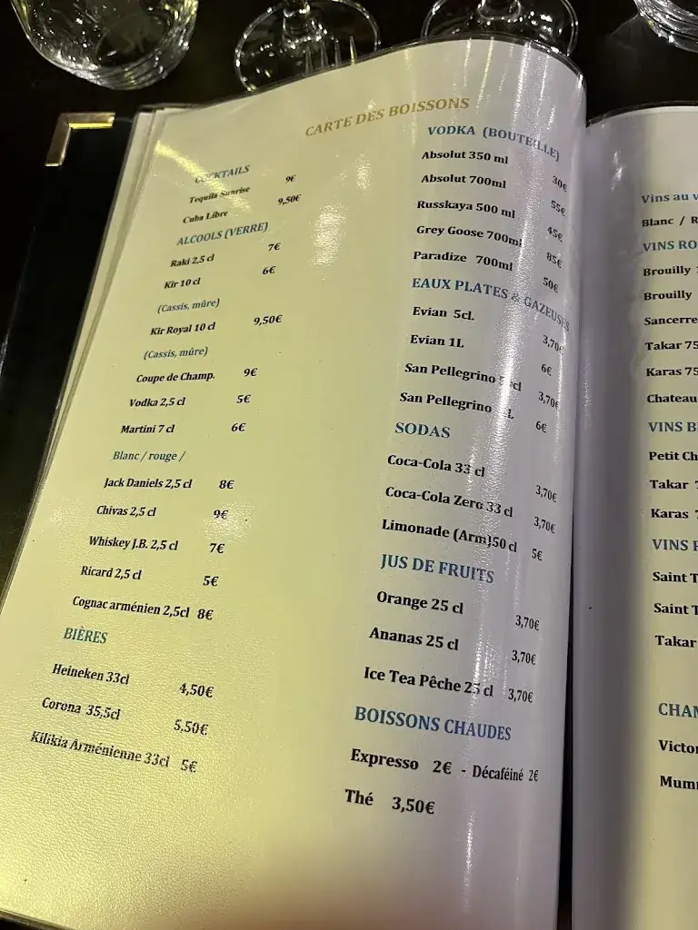 Menu_Le Jardin d'Erevan_Alfortville_image_4