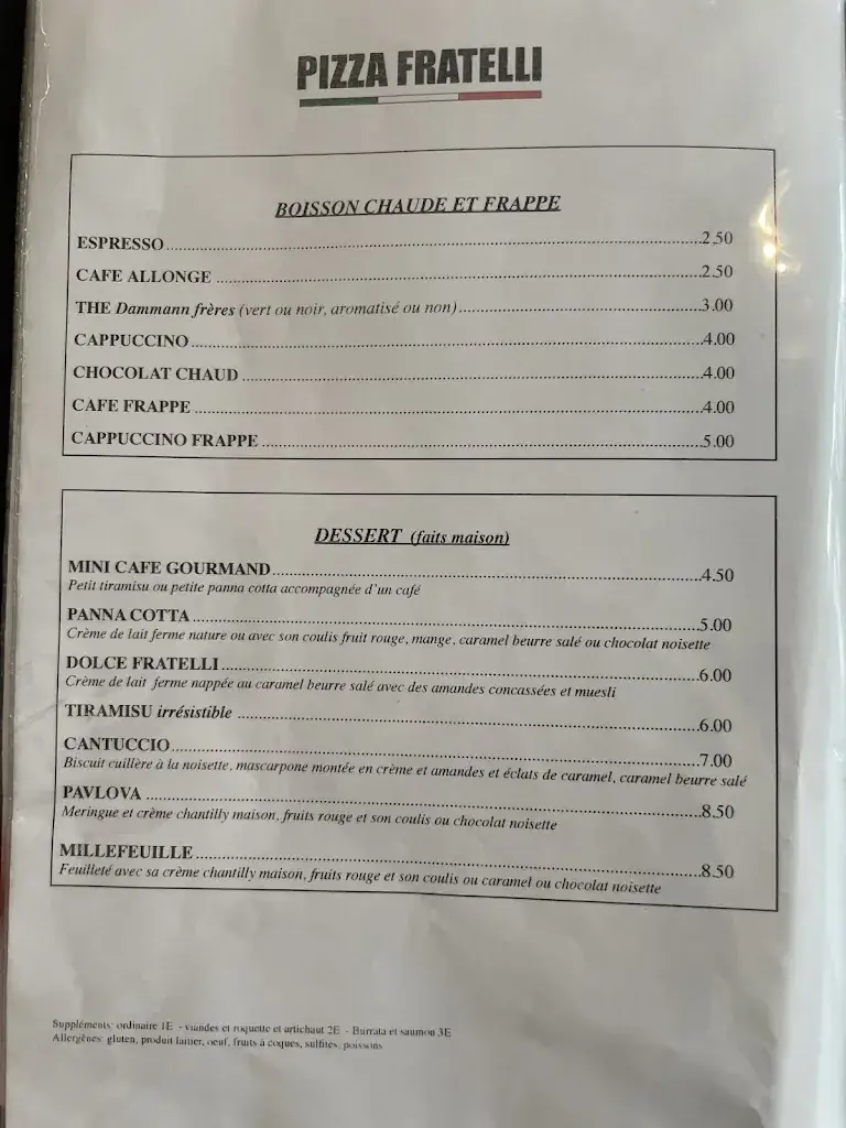 Menu_Pizza Fratelli - Alfortville_Alfortville_image_4
