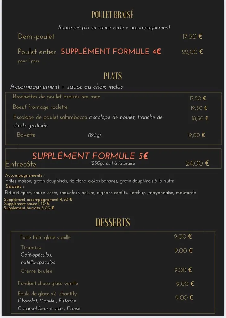 Menü_No time's restaurant Maisons-Alfort_Maisons-Alfort_Bild_2