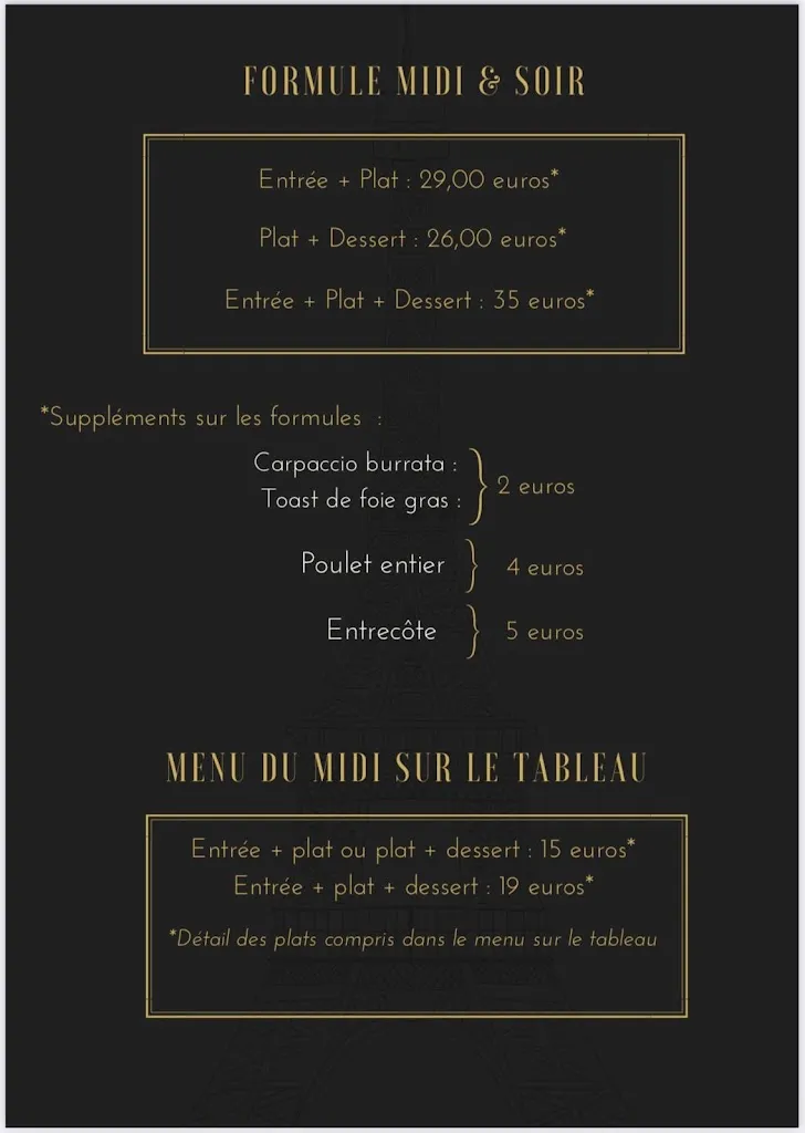 Menü_No time's restaurant Maisons-Alfort_Maisons-Alfort_Bild_4