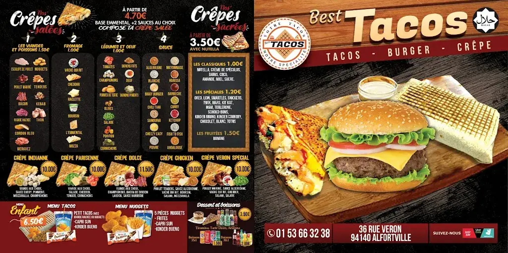 Menu_Best Tacos_Alfortville_image_2