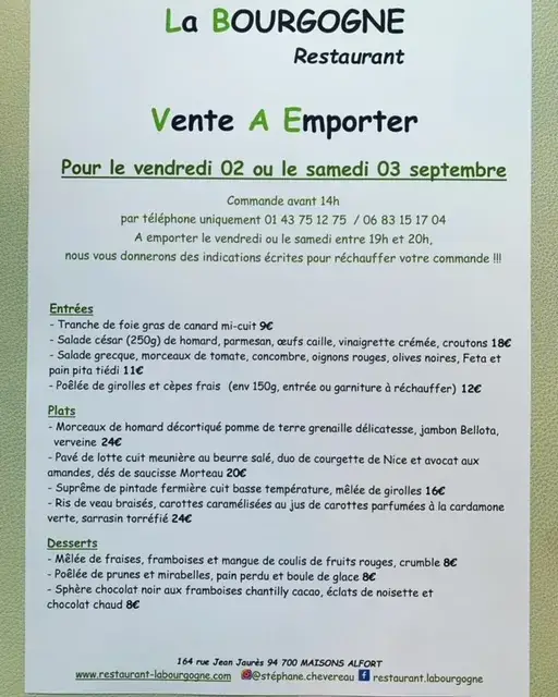 Menu_La Bourgogne_Maisons-Alfort_image_4