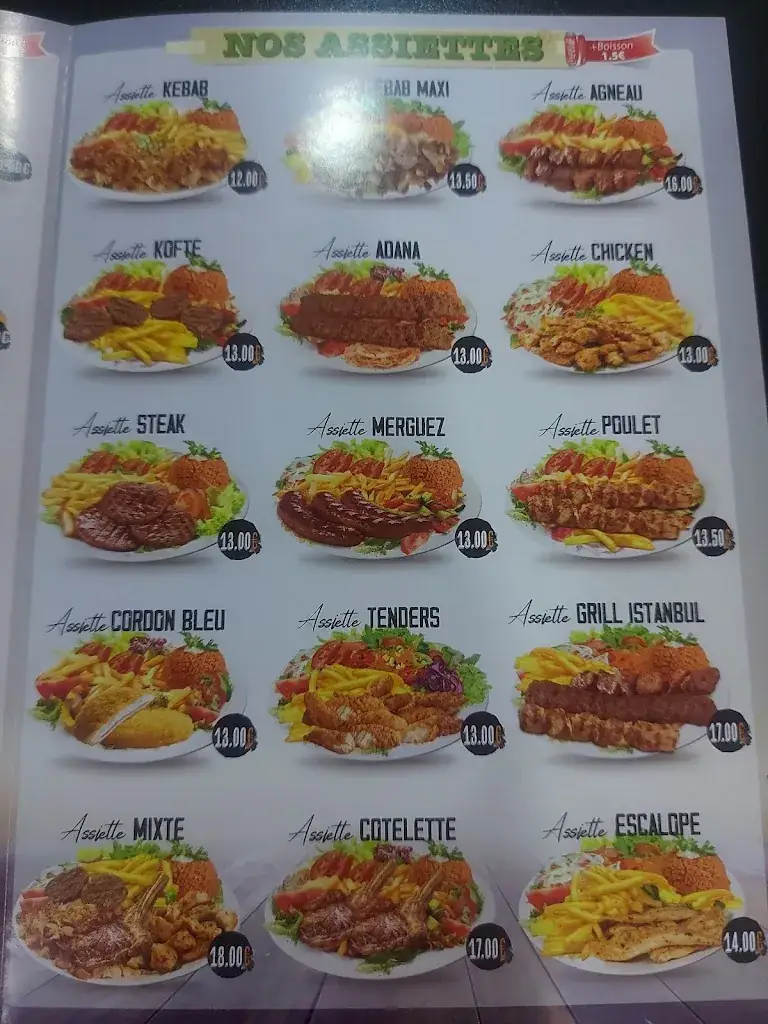 Menu_Chez nous restaurant rapide kebab turc_Bagneaux-sur-Loing_image_2