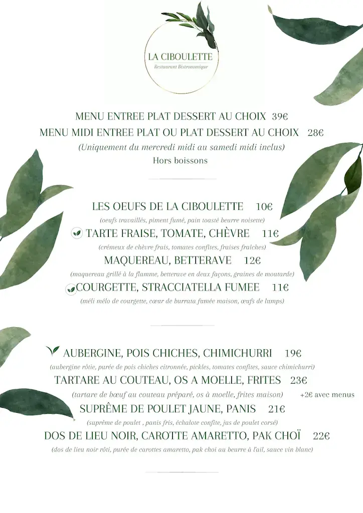 Menu_La Ciboulette_Norville_image_1