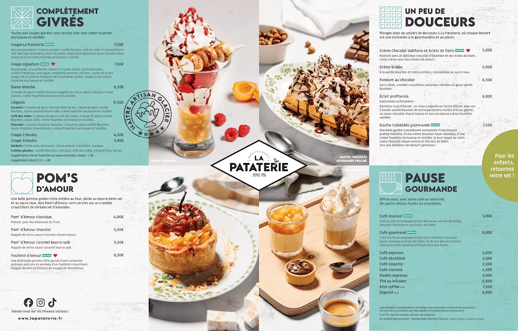 Menu_Restaurant La Pataterie Avrainville _Avrainville_image_1