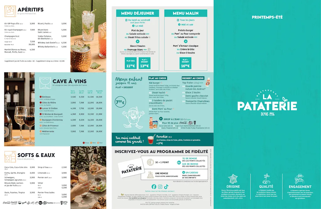 Menu_Restaurant La Pataterie Avrainville _Avrainville_image_3
