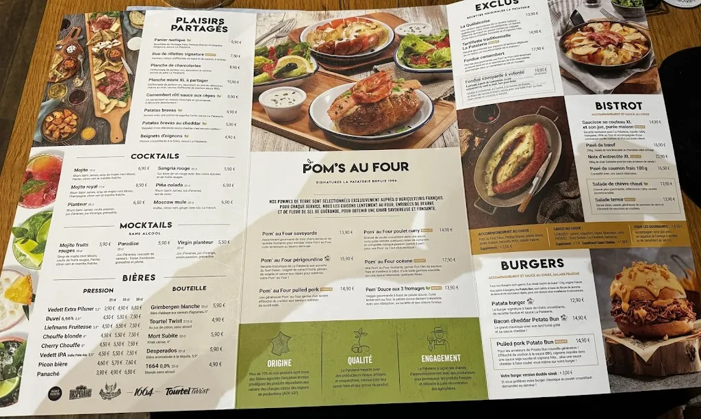 Menu_Restaurant La Pataterie Avrainville _Avrainville_image_4