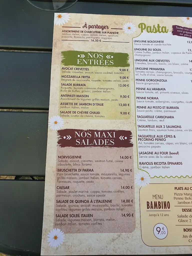 Menu_Au Soleil Italien Avrainville_Avrainville_immagine_2