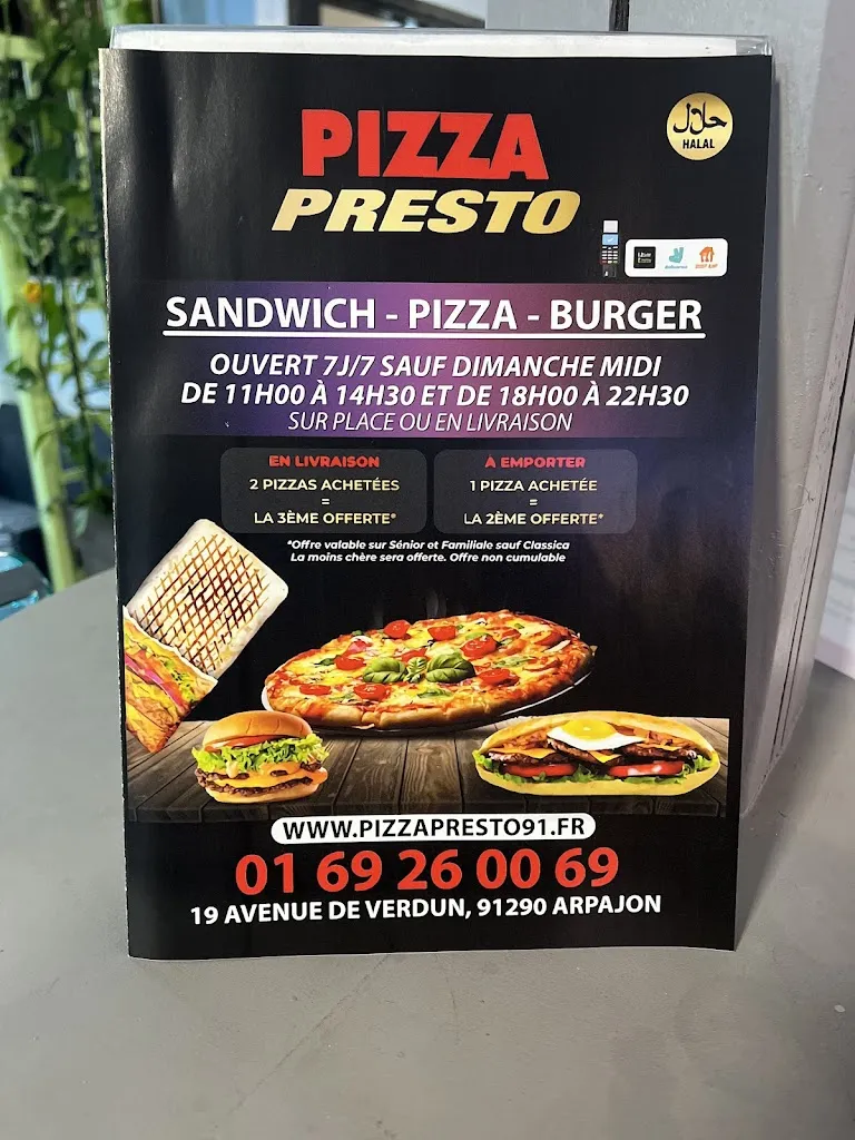 Menu_Pizza Presto_Arpajon_image_2