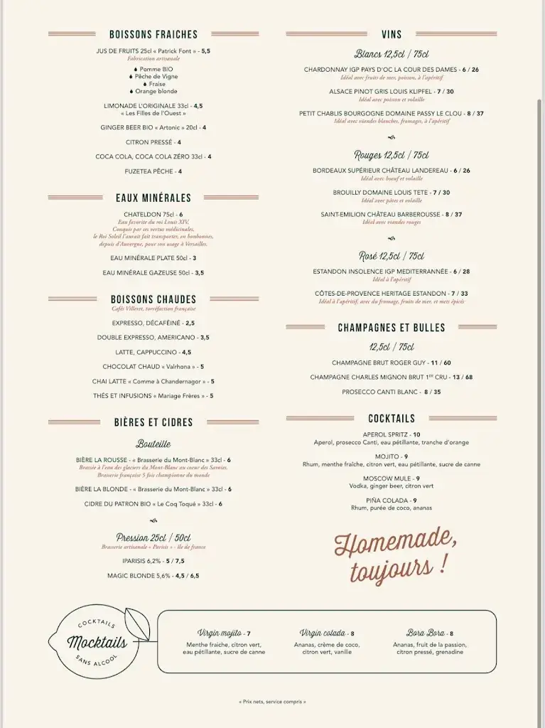 Menu_Gourmet’s Café - Argenteuil_Argenteuil_image_1