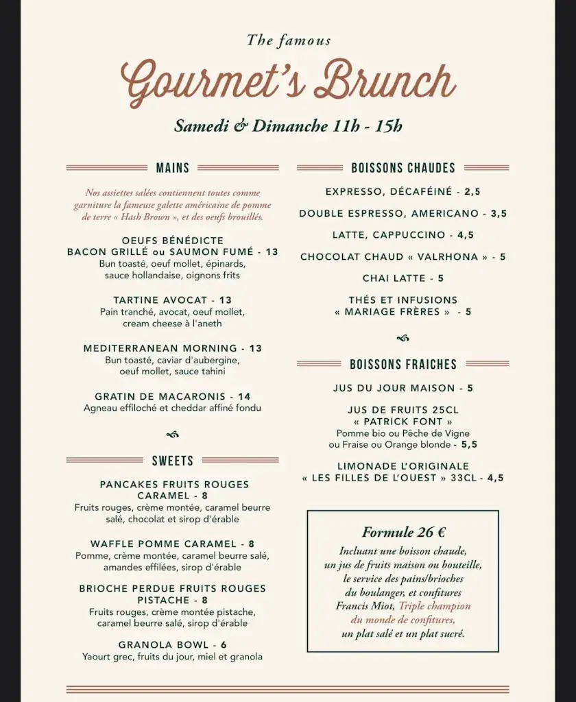 Menu_Gourmet’s Café - Argenteuil_Argenteuil_image_2