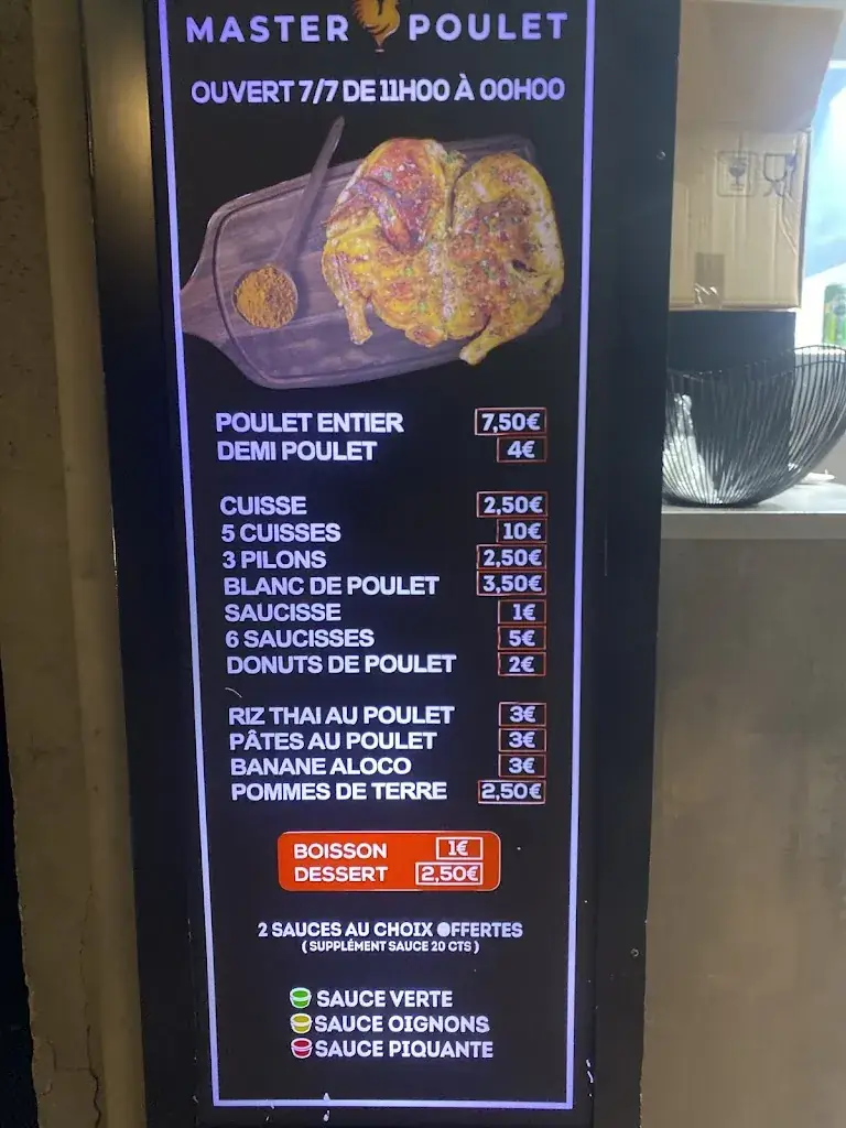 Menu_MASTER POULET - Argenteuil_Argenteuil_image_4