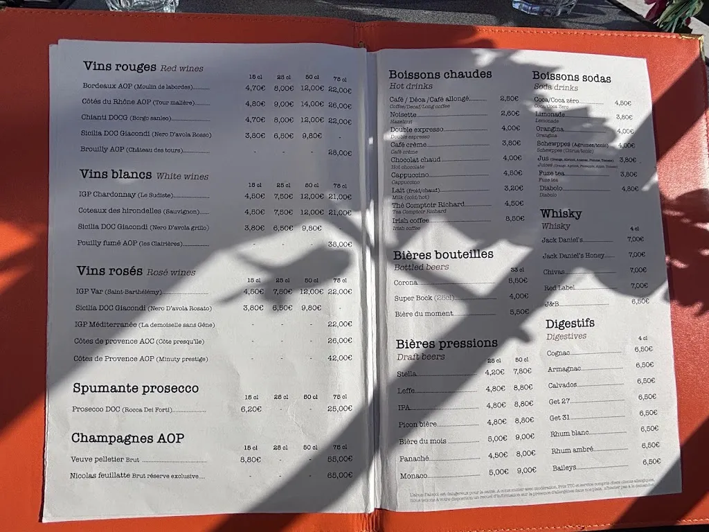 Menu_Restaurant LES ARTISANS_Argenteuil_image_1