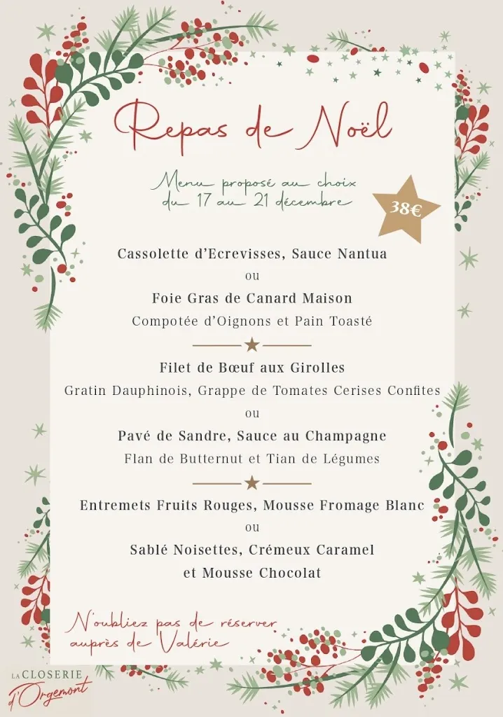 Menu_La Closerie d'Orgemont._Argenteuil_image_2