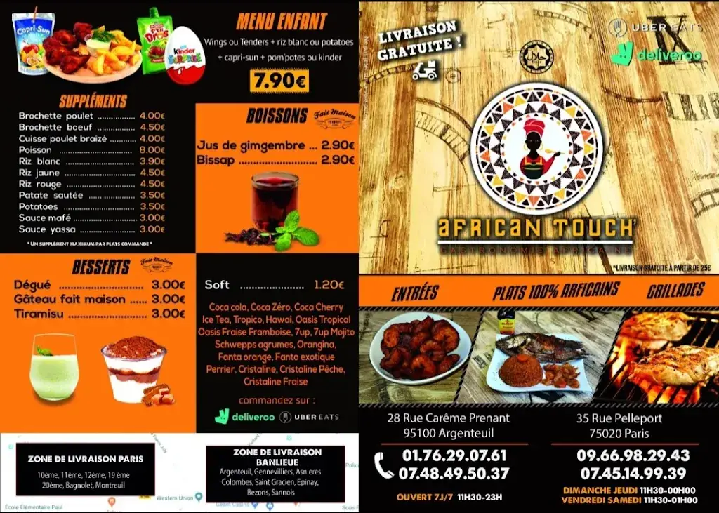Menu_African Touch Argenteuil_Argenteuil_image_2