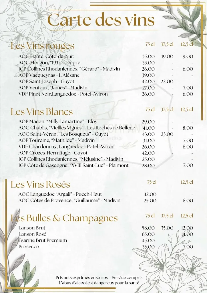 Jardin & Company restaurant in Dardilly