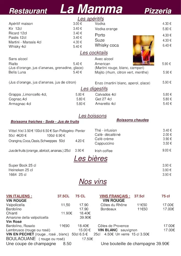 Menu_La Mamma_Argenteuil_image_4