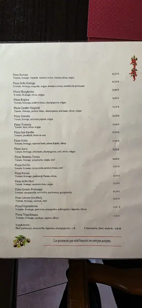 Menu_LA BOTTEGA ITALIANA_Aulnay-sous-Bois_image_1