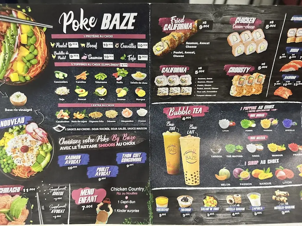 Menu_Asian food by BAZE Aulnay-sous-Bois_Aulnay-sous-Bois_image_4