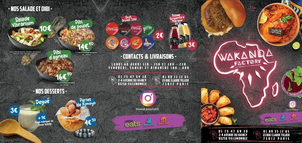 Menu_Wakanda Factory aulnay_Aulnay-sous-Bois_image_4