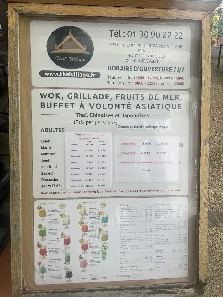 Menu_Thai Village_Aubergenville_image_2