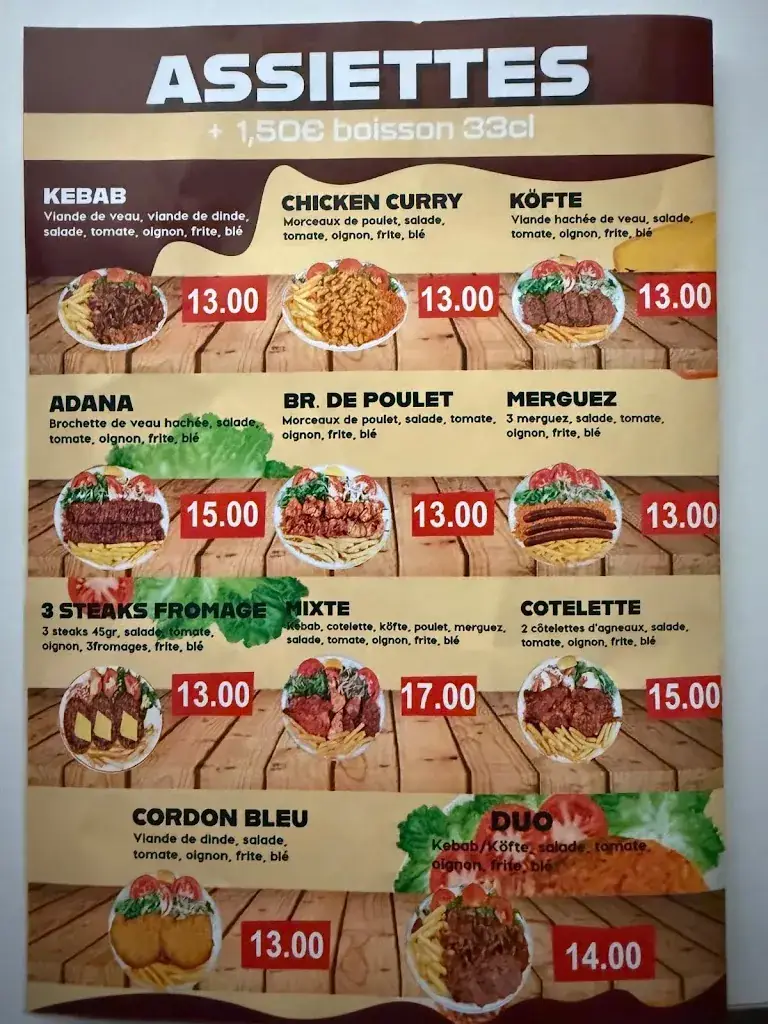 Menü_Taksim Kebab_Aubergenville_Bild_2
