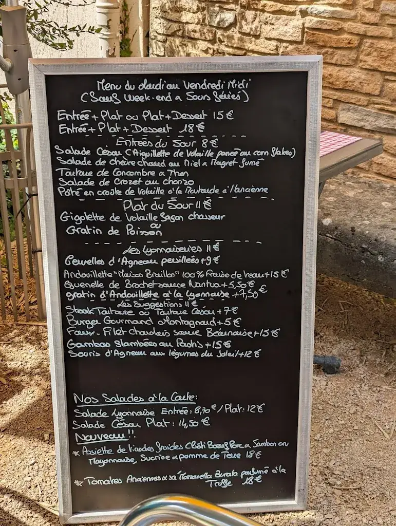 Menu_L'Auberge du Village_Dardilly_immagine_1