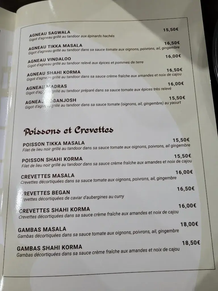 Menu_Warsi - Restaurant Indien et Pakistanais_Bailly-Romainvilliers_image_2