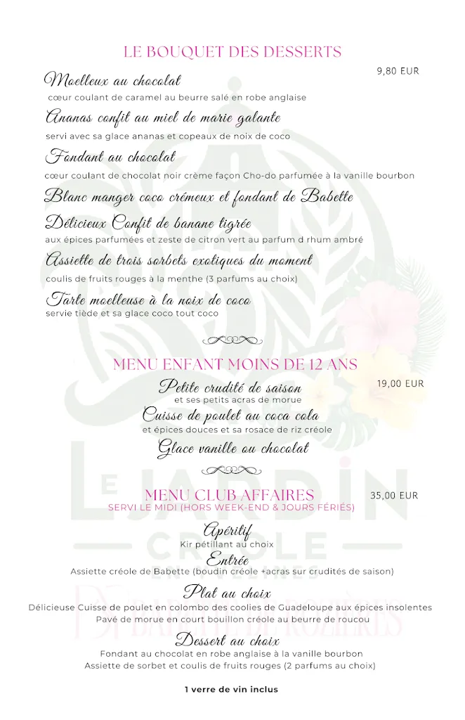 Menu_Le Jardin Créole en Yvelines_Maule_image_2