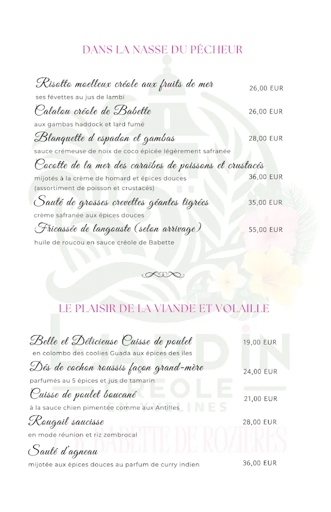 Menu_Le Jardin Créole en Yvelines_Maule_image_4