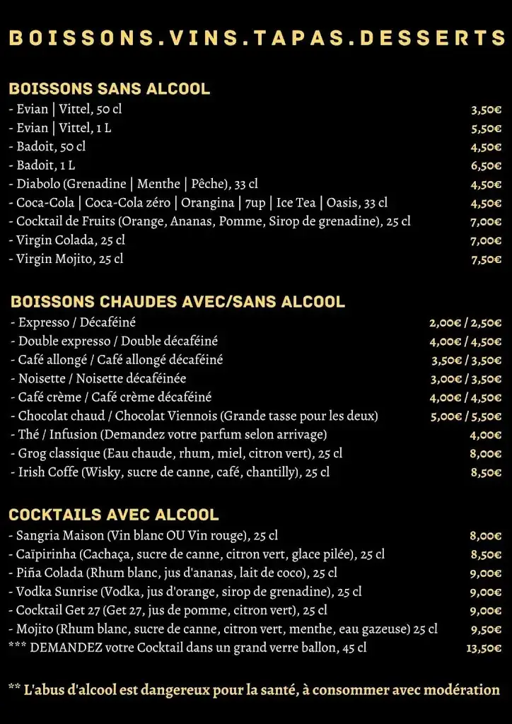 Menu_New Georges's_Aulnay-sous-Bois_image_1