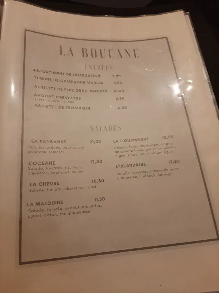 Menu_La Boucane Aulnay Sous Bois_Aulnay-sous-Bois_image_2