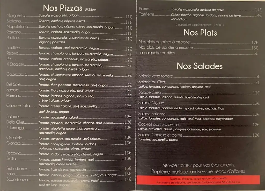 Menu_Pizza Sicilia_Aulnay-sous-Bois_image_1