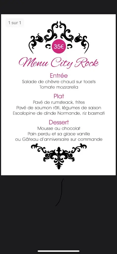 Menu_City Rock Chambourcy_Chambourcy_image_3