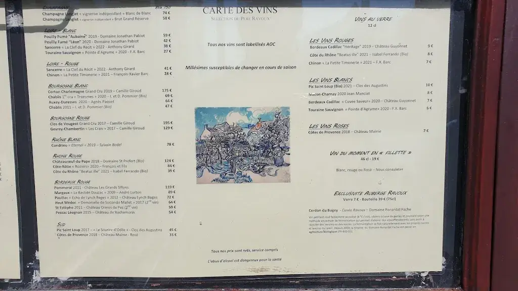 Menu_Auberge Ravoux_Auvers-sur-Oise_image_1