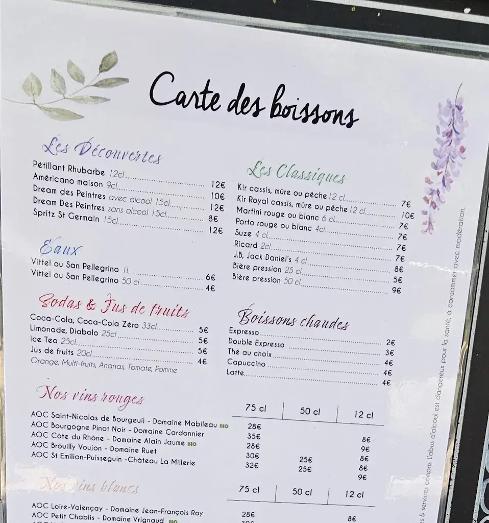 Menu_Le Chemin des Peintres_Auvers-sur-Oise_image_2