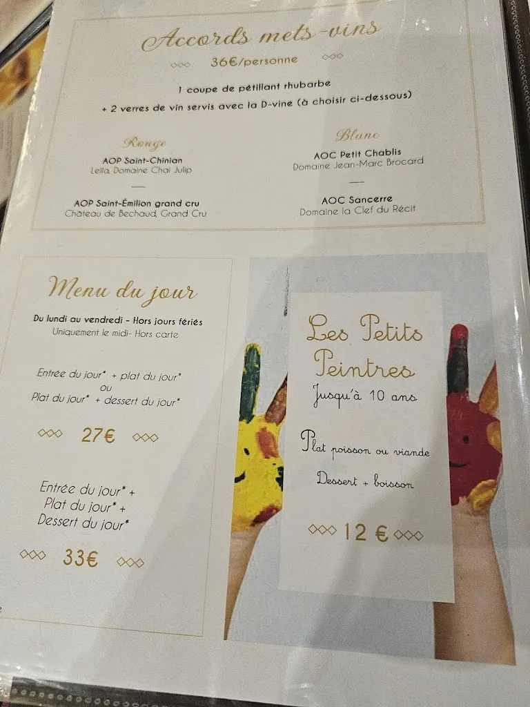 Menu_Le Relais des Peintres_Auvers-sur-Oise_immagine_2