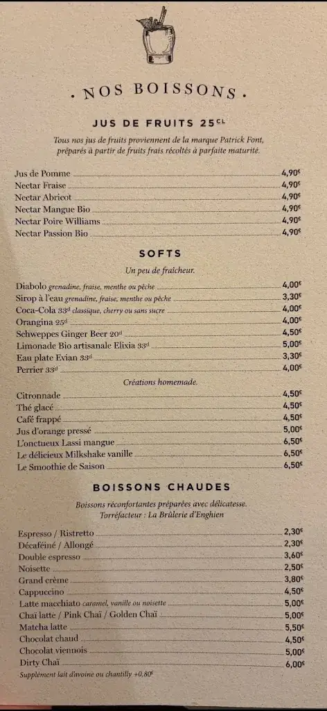 Menu_Le Passage Auvers - Le Van Gogh_Auvers-sur-Oise_image_1