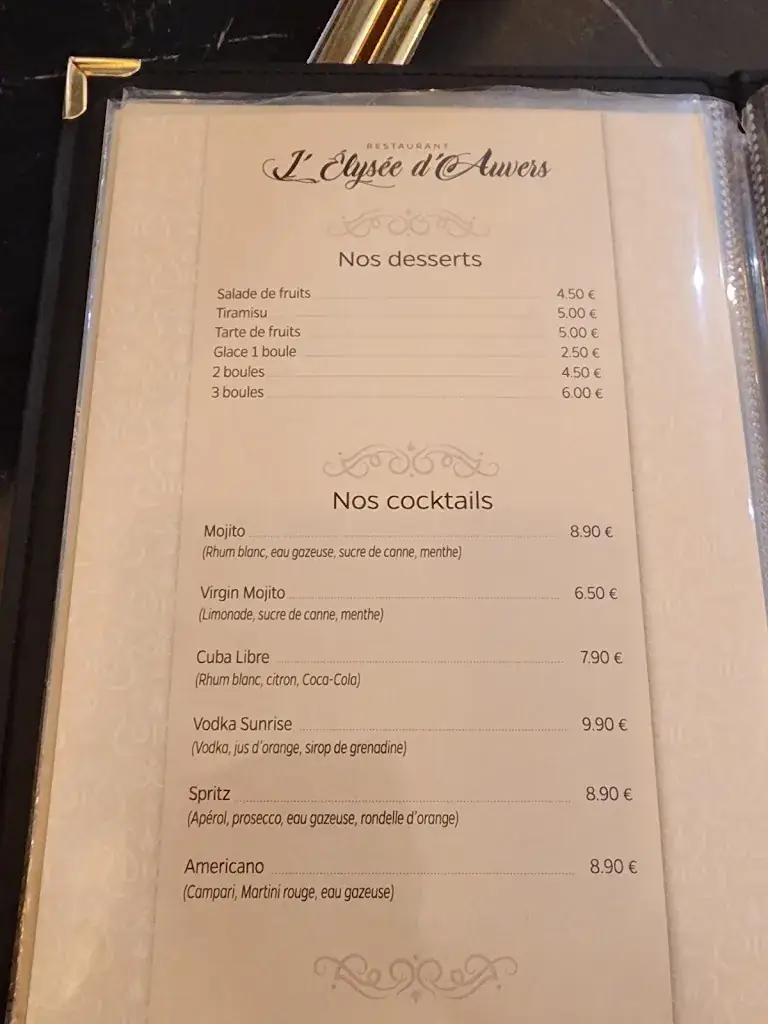 Menu_L’Élysée d'Auvers_Auvers-sur-Oise_image_1