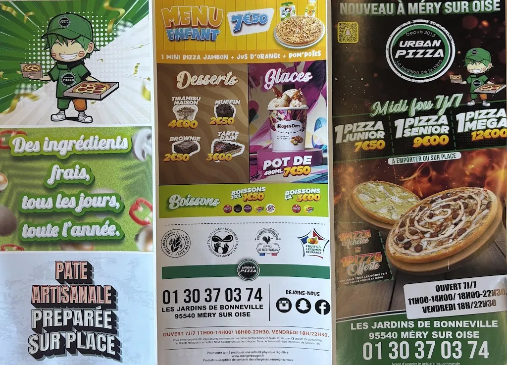 Menu_Urban Pizza Méry-Sur-Oise_Méry-sur-Oise_image_2