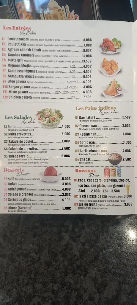 Menu_Palais du Tajmahal_Beaumont-sur-Oise_image_4