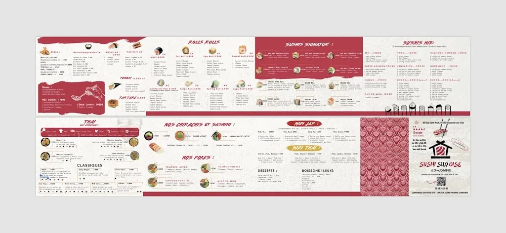 Menu_SUSHI SUR OISE_Beaumont-sur-Oise_image_1