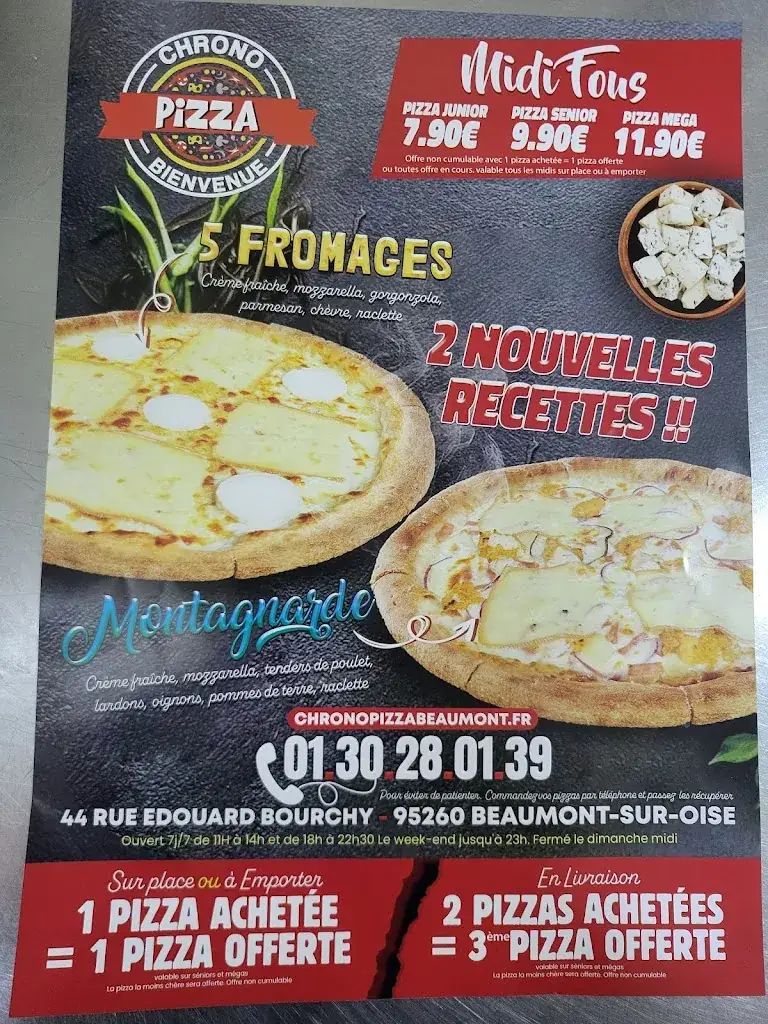 Menu_Chrono pizza_Beaumont-sur-Oise_imagen_2